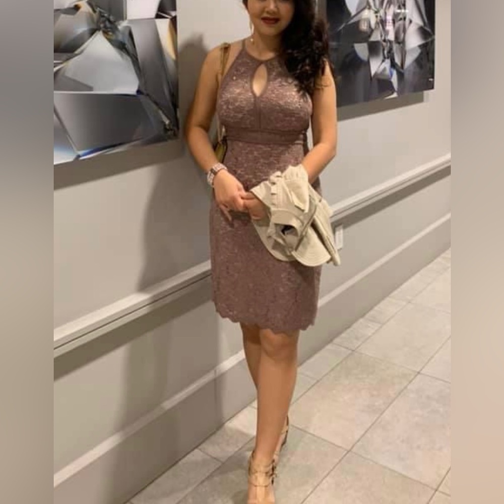 Cocktail dress with sequins M